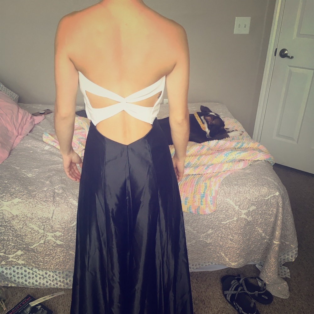 Jessica McClintock floor-length dress